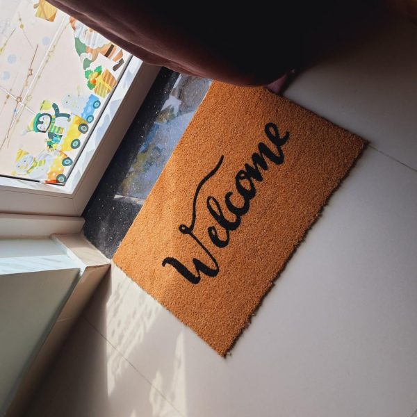 Thảm chùi chân chống trượt in Welcome - Hình ảnh 2