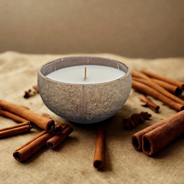 Nến Thơm Hương Tinh Dầu Quế Dịu Nhẹ Ít Mùi, Thanh Sạch Không Khí - Hình ảnh 3