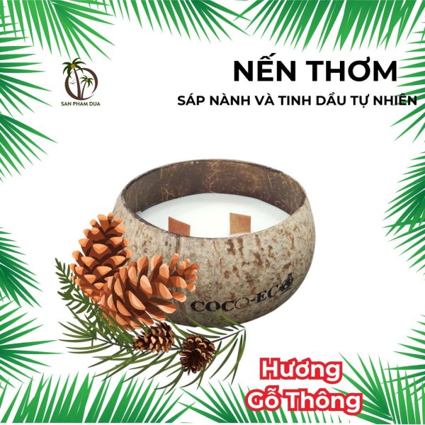 Nến Thơm Gỗ Thông Mang Lại Không Khí Nhẹ Nhàng - Hình ảnh 5