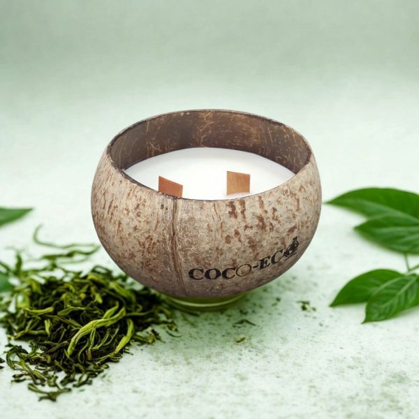 Nến Thơm Hương Trà Xanh, Khử Mùi, Tạo Không Gian Tươi Mát